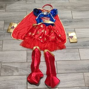 Girls Size 8 To 10(5to7years Of Age)Supergirl Costume